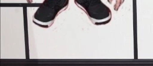 black footwear white