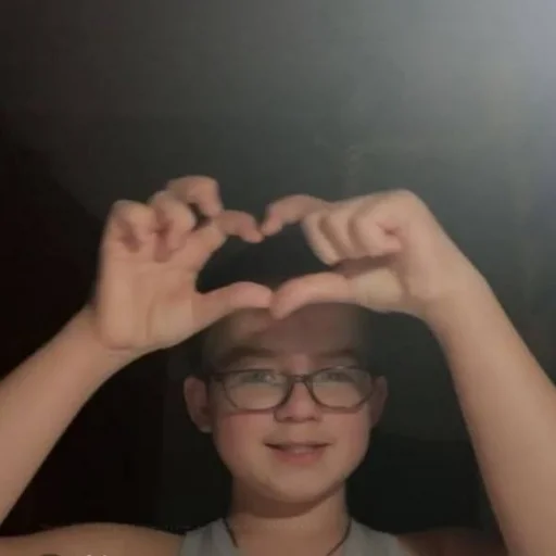 person human face finger