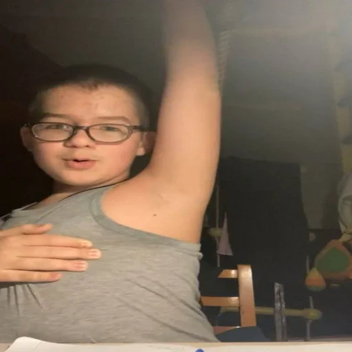 person human face wall