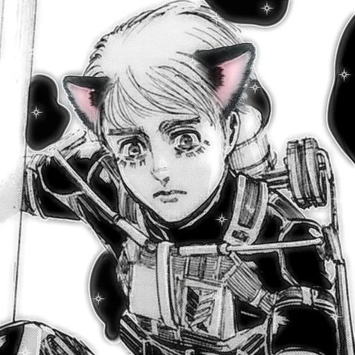 Стикер kittens 🖤🖤🖤 @anime_sticks :: @fStikBot - 8