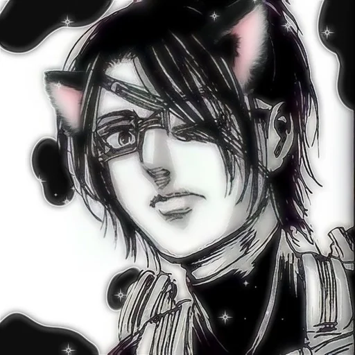 Стикер kittens 🖤🖤🖤 @anime_sticks :: @fStikBot - 3