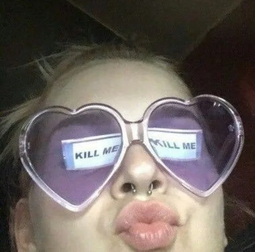 аксессуар очки человеческое лицо