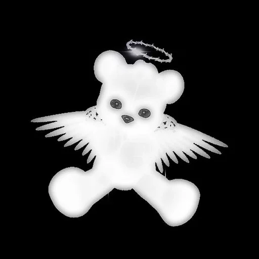 черно-белый мультфильм игрушка