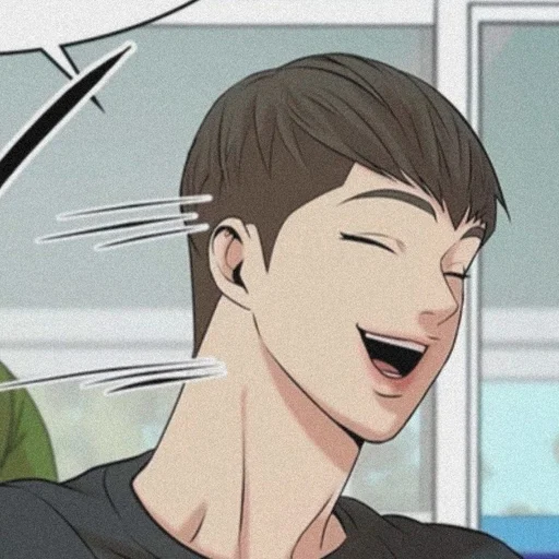 anime cartoon human face