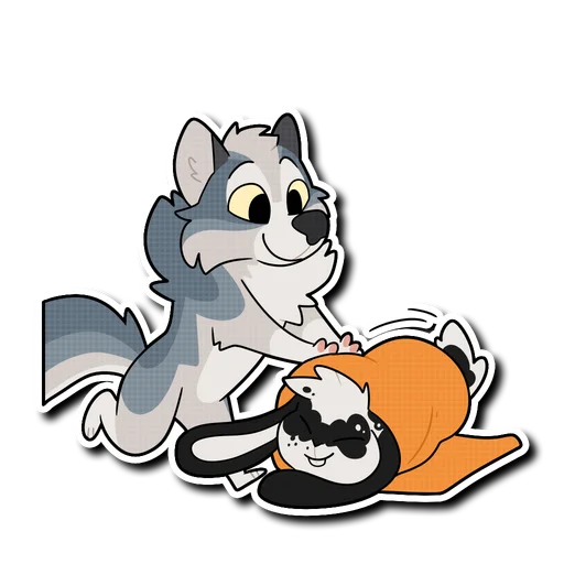 Стикер adamandcarrot - 1