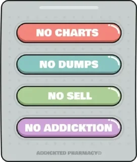 Sticker addickted.xyz - $DICK - 7