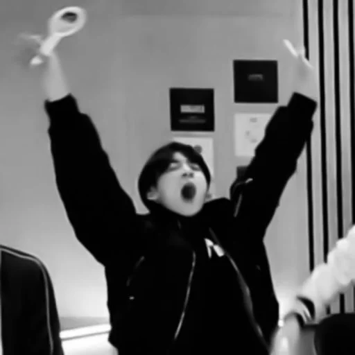 черно-белый Человек комнатный