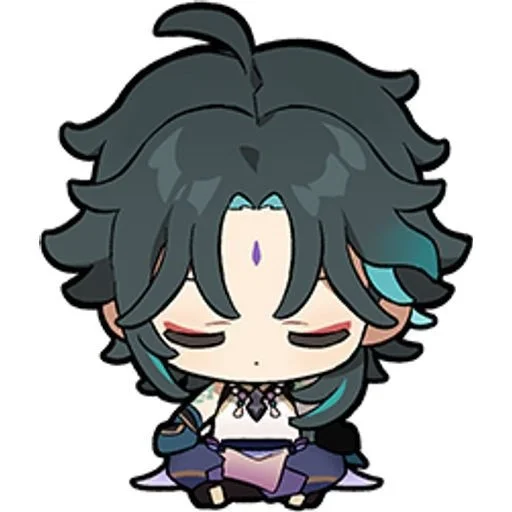 Стикер Сяо-весь мир :: @fStikBot - 4