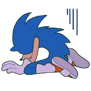 Стикер соник ежик (adinskyy_) - 4