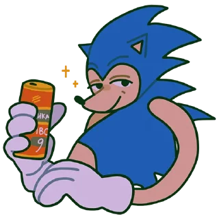 Стикер соник ежик (adinskyy_) - 6