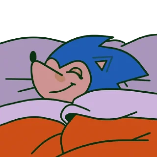 Стикер соник ежик (adinskyy_) - 0