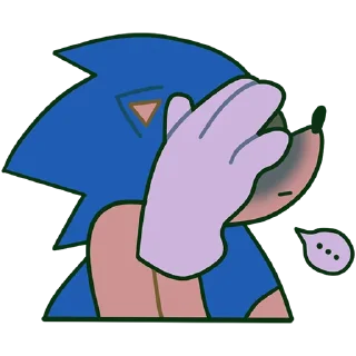 Стикер соник ежик (adinskyy_) - 8