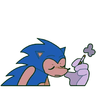 Стикер соник ежик (adinskyy_) - 11