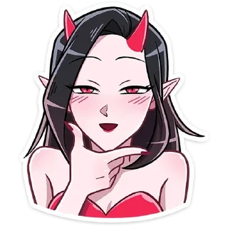 Стикер Адская парочка @anime4_arts - 5