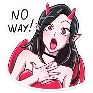 Стикер Адская парочка @anime4_arts - 4