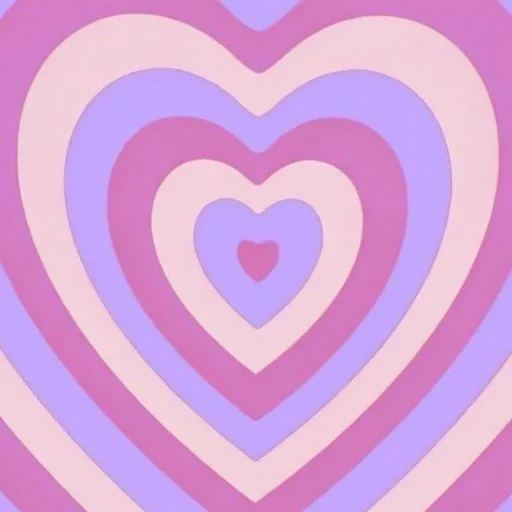 pink heart lilac