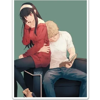 Стикер любовь анти учих - 9