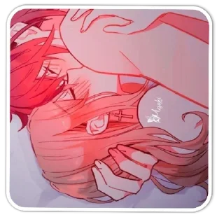 Стикер любовь анти учих - 1