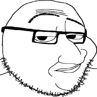 эскиз рисование очки