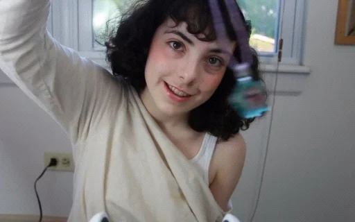 person human face wall