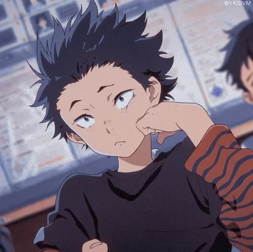 anime cartoon human face