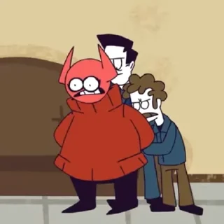 Sticker с головой пиздец - 4