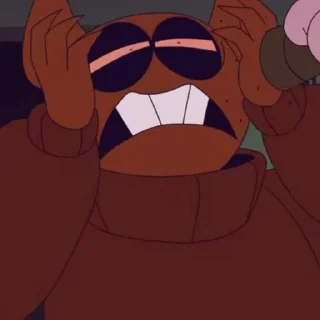 Sticker с головой пиздец - 9