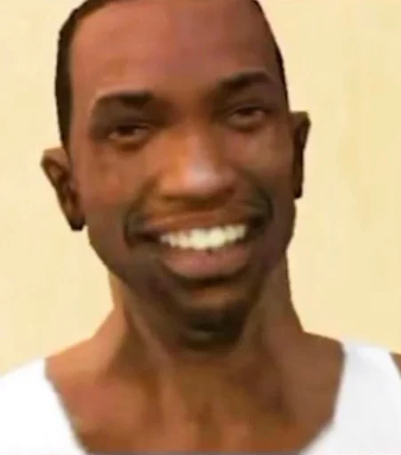 Стикер смешной негр - 10