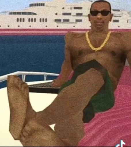 Стикер смешной негр - 9