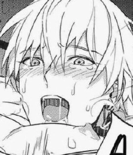 Стикер ahegao boy$ by @fStikBot - 10