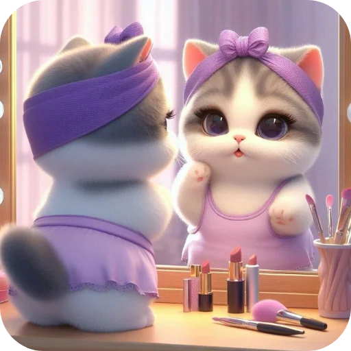 кошка игрушка мультфильм