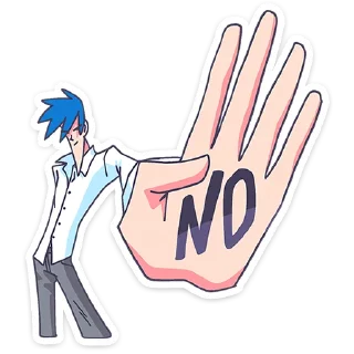 Стикер Акихико семпай :: @stickroom - 5