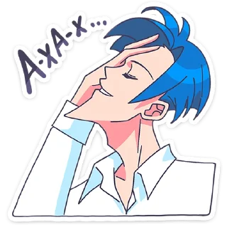 Стикер Акихико семпай :: @stickroom - 7