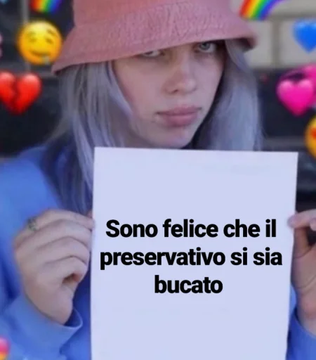 text human face party supply