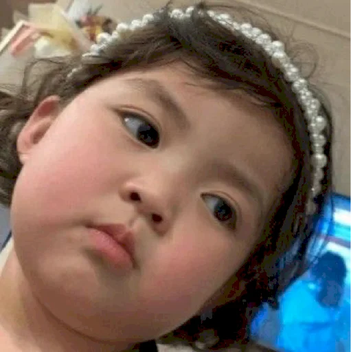 human face baby person