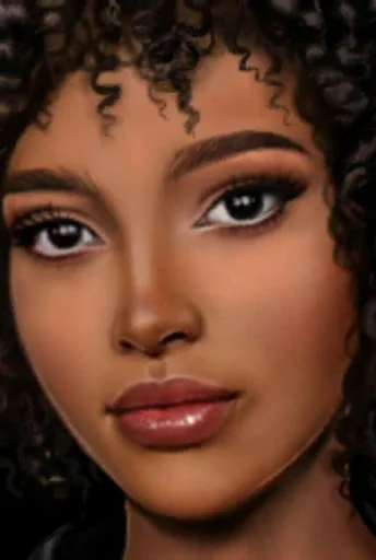 human face eyelash lipstick