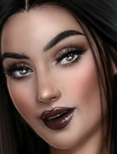 eyelash human face lipstick