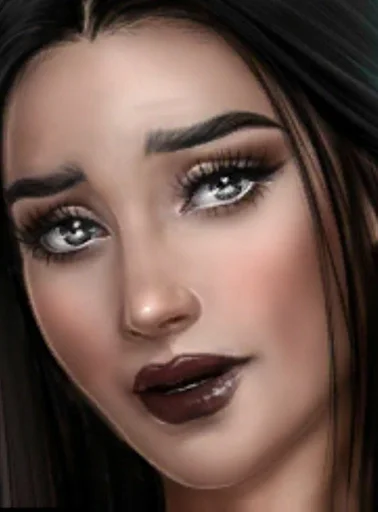 eyelash human face lipstick