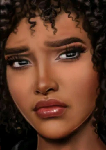 human face eyelash lipstick