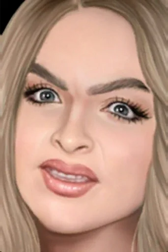 lipstick eyelash human face