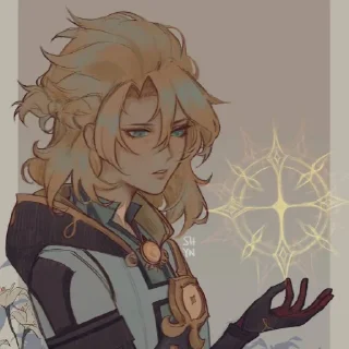 Sticker Albedo @itsgensharts - 4