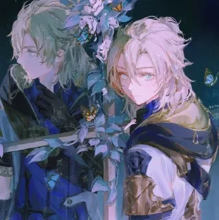 Sticker Albedo @itsgensharts - 2