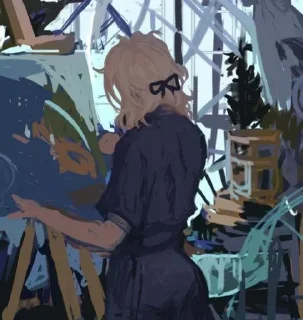 Sticker Albedo @itsgensharts - 7