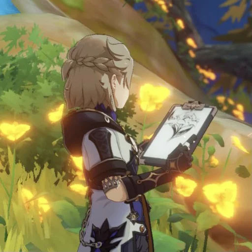 аниме мультфильм cg иллюстрация