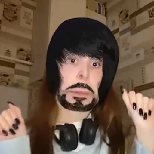 person indoor human face