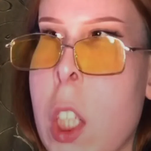 аксессуар Очки человеческое лицо