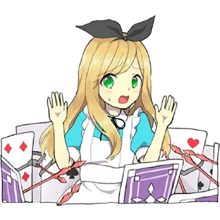 Sticker Алиса @nyasticks - 11