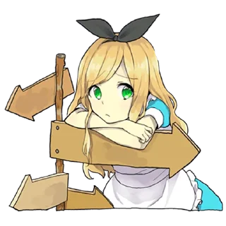 Sticker Алиса @nyasticks - 5