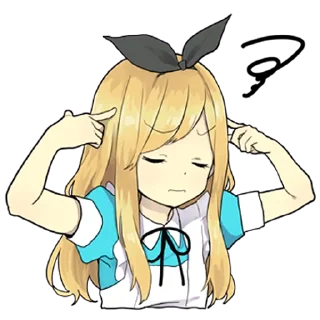 Sticker Алиса @nyasticks - 10