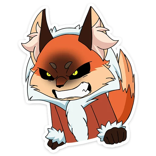 Sticker Лиса Алиса - 9